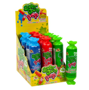 Albert's Sour Goo Pop Lollipop 12ct